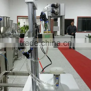 2015 JF XG-Q Pneumatic Perfume Bottle Spray Cap Crimping Machine thumbnail-1