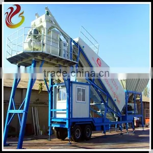 Easy Moving YHZS75 Mobile Concrete Batching Plant thumbnail-1