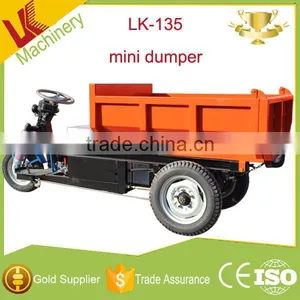 Adult Mini Hydraulic System for Dump Truck/New Design Three Wheel Used Tipper Trucks/construction Equipments Garden Cat Dumper thumbnail-2