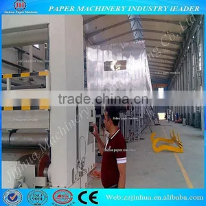 1092mm Double-cylinder and Double-mesh Paper Machine,corrugated Paper Making Machine thumbnail-1