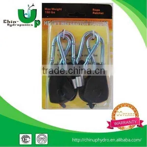 Hydroponic Grow Light 1/8" Rope Hanger/ Heavy Duty Rope Ratchet/ Light Lifter Easy Roller thumbnail-5