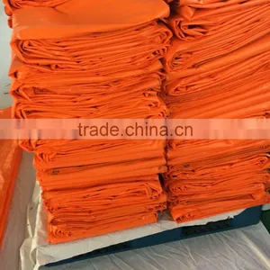 Orange Color Pvc Laminated Tarpaulin, High Quality Tarpaulin, UV Treated Tarpaulin thumbnail-1