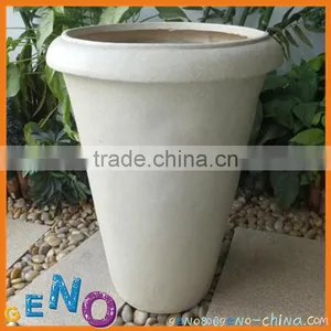 Large Size URNS Handle Clay Fat Flower Pot thumbnail-2
