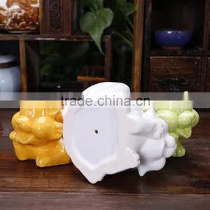 Uqniue Decor Small Animal Ceramic Cat Garden Planter thumbnail-5