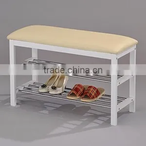 Wooden Shoe Rack Bench thumbnail-1