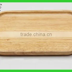 Wood Tray Rectangle Wooden Serving Tray Wood Plate thumbnail-3