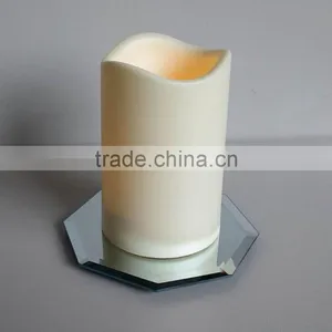 Decorative Beveled Mirror Glass Plate thumbnail-1