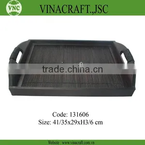 Bamboo Serving Tea Tray Japanese Style thumbnail-1