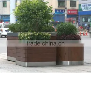 Arlau Outdoor WPC Tree Pots Large Outdoor thumbnail-5