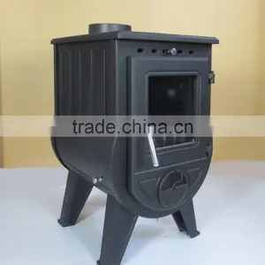 Cast Iron Glass Door Wood Burning Stove /Parts/ Heating Area 90-300sqm thumbnail-2