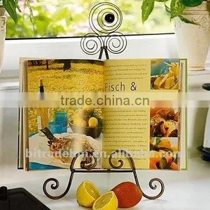 Antique Metal Magazine Rack thumbnail-1