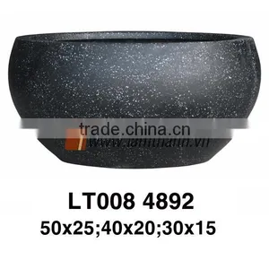 Vietnam Manufacturer Antique Decorative Round Poly Terrazzo Vase thumbnail-1