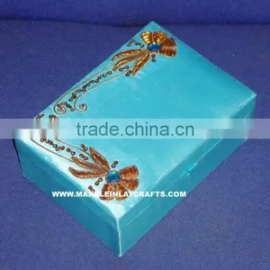 Decorative Simple Zari Embroidery Box thumbnail-1