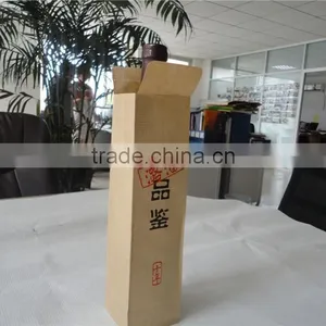 New Kraft Thread Paper Single Wine Bottle Paper Bags thumbnail-4