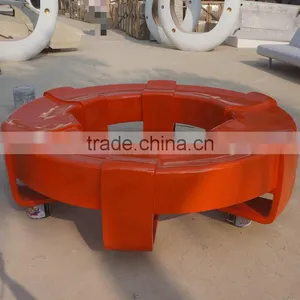 Outdoor Fiberglass Round Garden Chair thumbnail-1