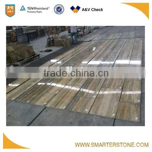 Hot Sale Stone Tile Silver Grey Travertine thumbnail-1