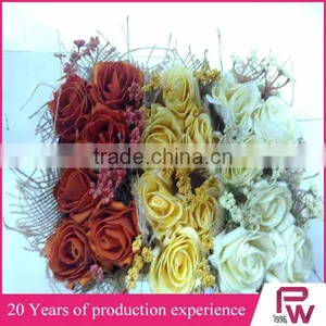 Cheap Wholesale Artificial Flowers Ribbon Flowers for Home Decore thumbnail-1