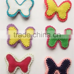 2017 Colorful Butterfly Felt Hair Clip in China thumbnail-1