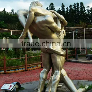 Wholesale Garden Statue Resin Craft Life Size Erotic Sculpture thumbnail-2