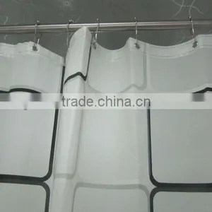 Printed EVA Shower Curtain and Bath Accessory thumbnail-1
