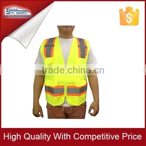 High Quality Multi-pockets Reflective Safety Jacket thumbnail-1