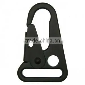 1" HK Hook, Metal Hook, HK Snap Hooks Gun Sling Hook, Snap Hook in Dull Black thumbnail-1