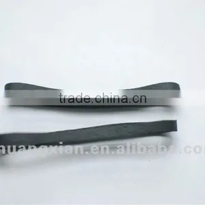 4mm Black Elastic of Natural and Synthetic Colourful Rubber Band thumbnail-1