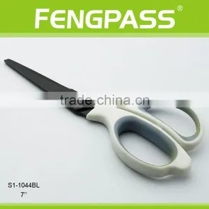S1-1044BL 7" 2Cr13 Stainless Steel Blade With PP+TPR Plastic Handle Plastic Scissor thumbnail-1