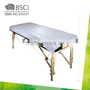 China Manufacturer 13 Year Factory New Products PP Spunbond Nonwoven Cloth Products Disposable Hospital Bed Sheets thumbnail-1