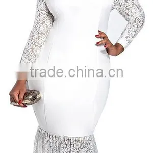 2016 Summer Sexy Newly Design Long Sleeve Big Size Fashion Women Clothing Dress thumbnail-1