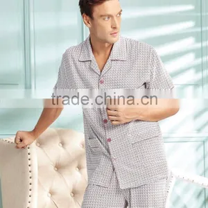 Long Sleeve Men T-shirt, Spring Men Pajamas, Men's T-shirt Sleepwear thumbnail-1
