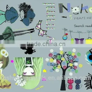 2016 Hot Sell Custom Plastisol Offset Heat Transfer Logo/Sticker thumbnail-6