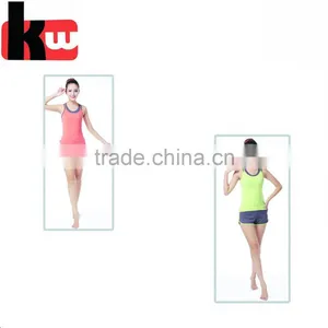 2017 New Women Yoga Set Sports Suits 3 Pcs Female Short-sleeved Summer Fitness thumbnail-2