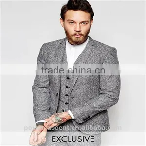 2016 Men's Suit Jacket Style Long Woolen Winter Jackets thumbnail-1