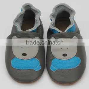 Wholesale 2014 Shenzhen Factory Soft Sole Leather Baby Shoes thumbnail-5