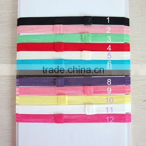 Stock Wholesale Sales of High Elastic Hair Band 1.5CM Elastic Children's Hair Band With Multi-color Optional thumbnail-1