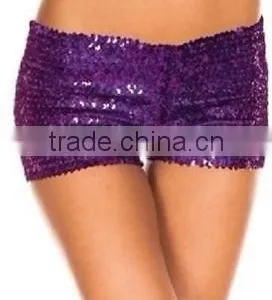 Walson Sexy Metallic Sequins Clubwear Party Stretch Shorts Hot Pants 9 Colors thumbnail-2