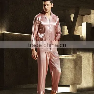 Imitation Silk Men Winter Pajama Set Different Size for Choice Solid More Colors for Choice 59347 thumbnail-3