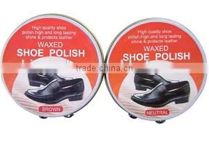 50ml (1.4oz) Water Proof Shoe Care Polish Cream in Tin Box thumbnail-1