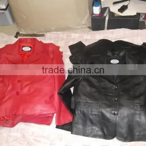 Short Body Women Leather Jacket in Lambskin thumbnail-3