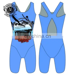 Wholesale Custom High Quality Nylon Spandex Swimming Wear thumbnail-1
