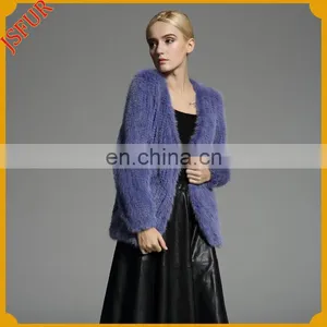 2016 Fashion Top Quality Women Warm Rabbit Fur Coat thumbnail-2