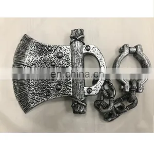 Decorative PU Axe With Chain for Halloween, Carnival, Opera and Party thumbnail-1