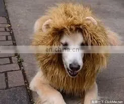 Funny Animal Planet Lion Hair Pet Costume for Puppy Dog Cats thumbnail-3