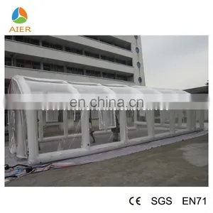 White Pvc Inflatable Canvas Tent, Inflatable Plato PVC Canvas Tent thumbnail-1