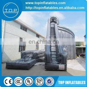 Factory Supply Giant Gray Tattoo Inflatable Water Slide for Adult and Kids thumbnail-3