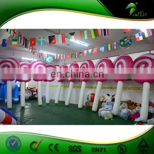 PVC Balloons Inflatable Christmas Candy Lollipop Inflatable Christmas Decoration Inflatable Ball thumbnail-1