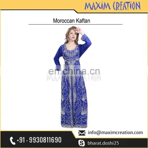 Royal Blue Luxury Kaftan For Wedding Occasion And Party Wear 5996 thumbnail-1