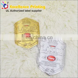 Factory Direct Supply Customized Aluminum Metal Sticker thumbnail-2