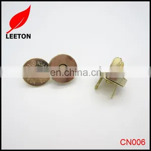 Factory Supply 18mm Gold Magnetic Snap Button for Clothing thumbnail-2